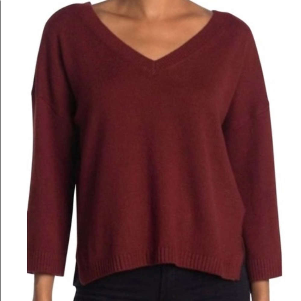 Double V Neck Madewell Sweater